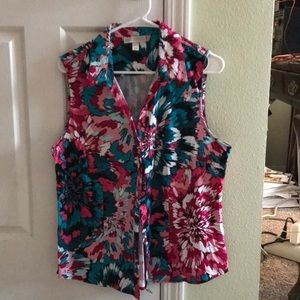 Dana Buchanan button up short sleeve